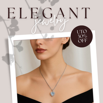 Elegant Sparkle Pendant Necklace – Diamond-Inspired Shine, Stainless Steel